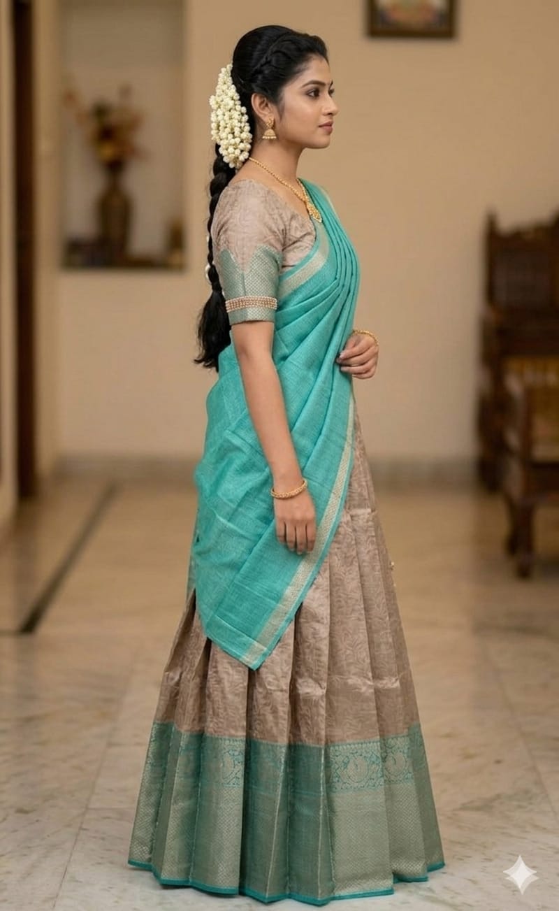 Wedding Wear Designer Half Saree