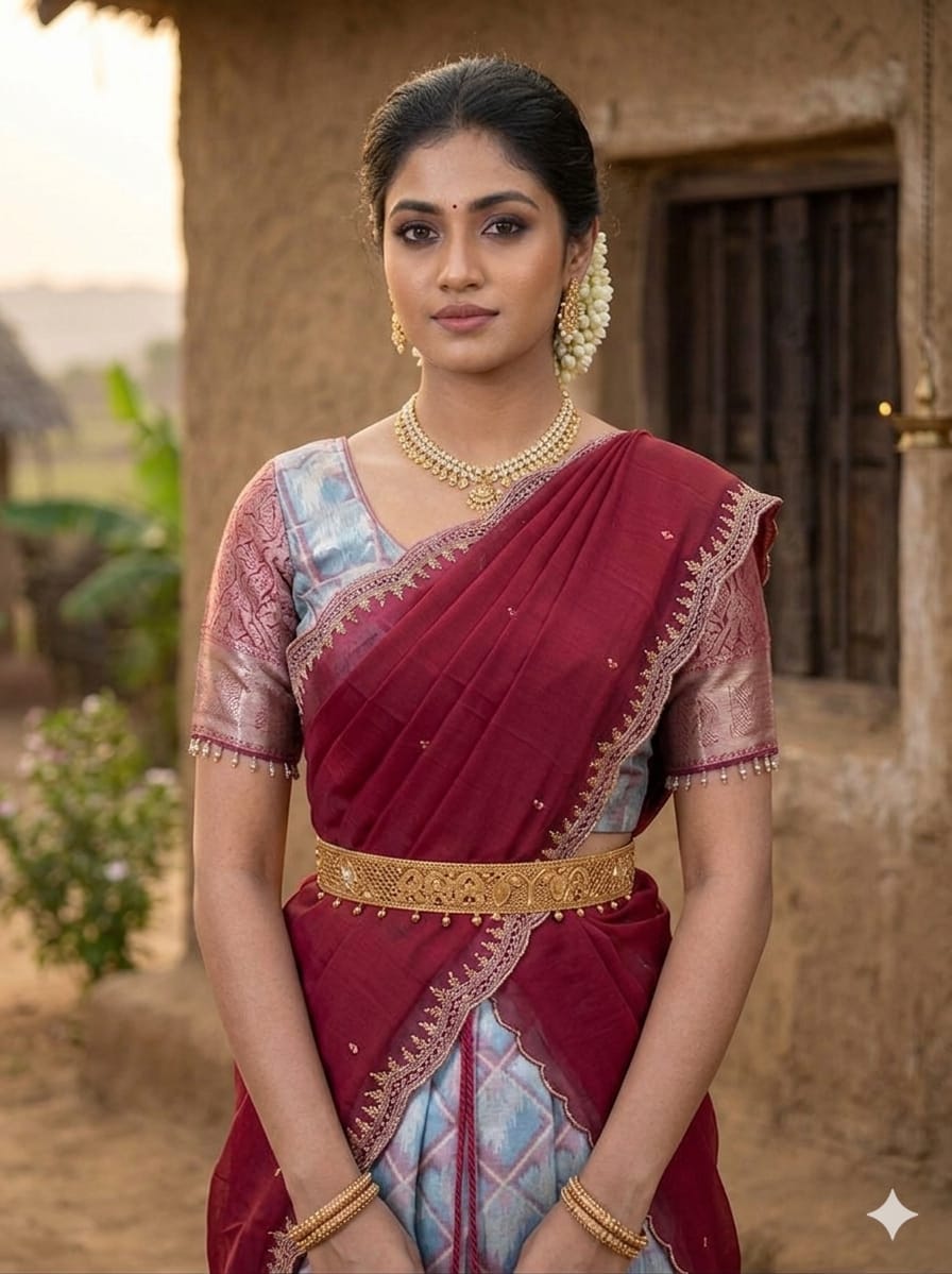 Royal Festive Designer Half Saree