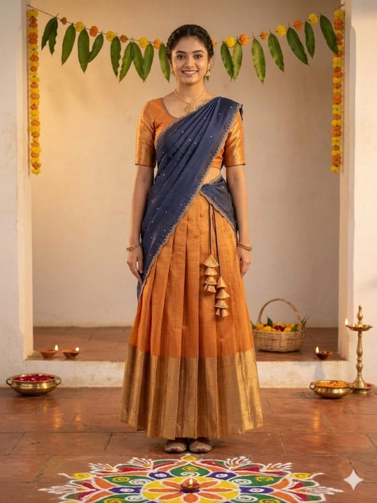 Traditional Festive Half Saree
