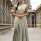 Silver Bloom Traditional Half Saree