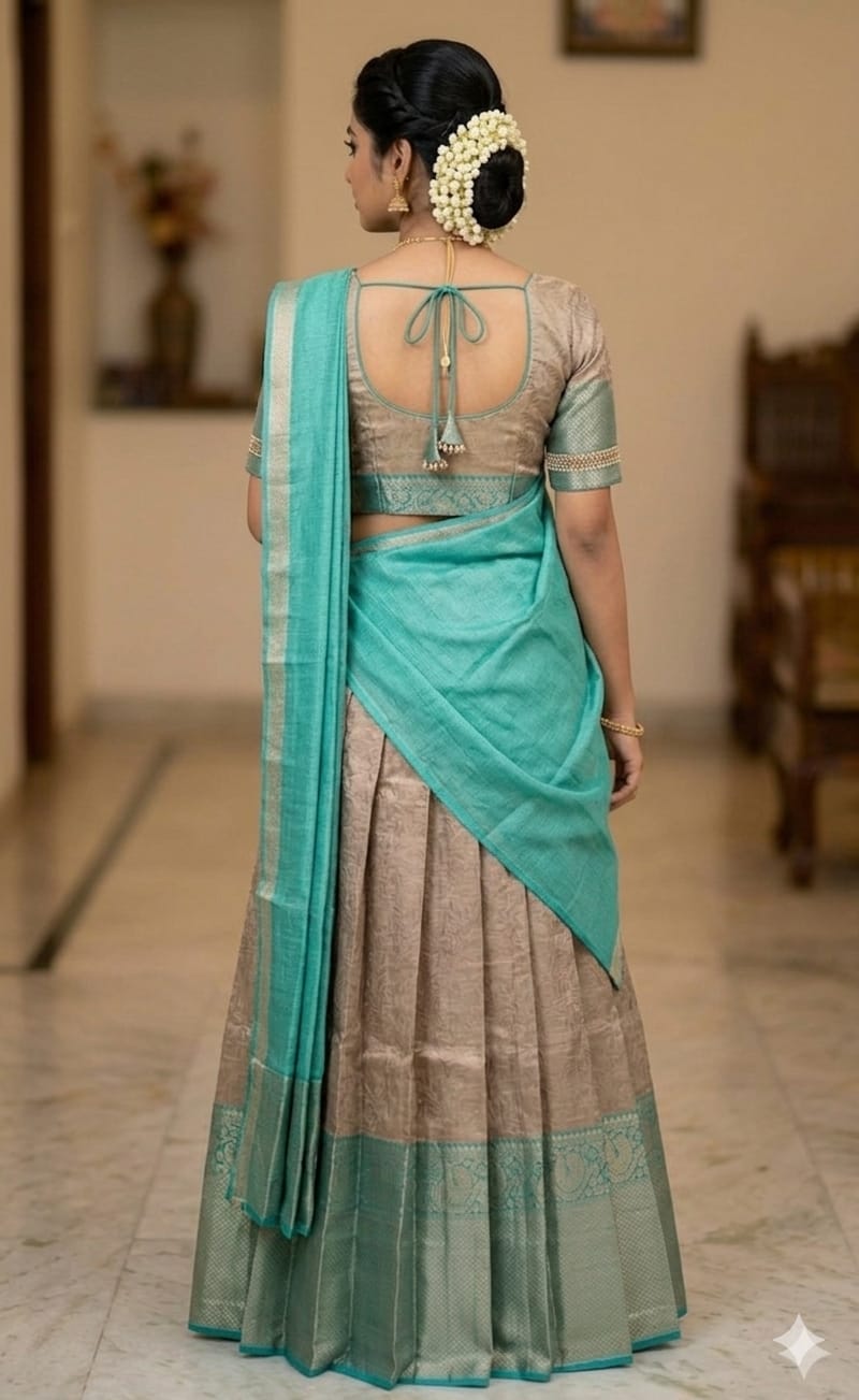 Wedding Wear Designer Half Saree