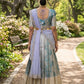 Stylish Pastel Half Saree for Engagement & Party Wear