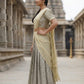 Silver Bloom Traditional Half Saree