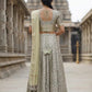 Silver Bloom Traditional Half Saree